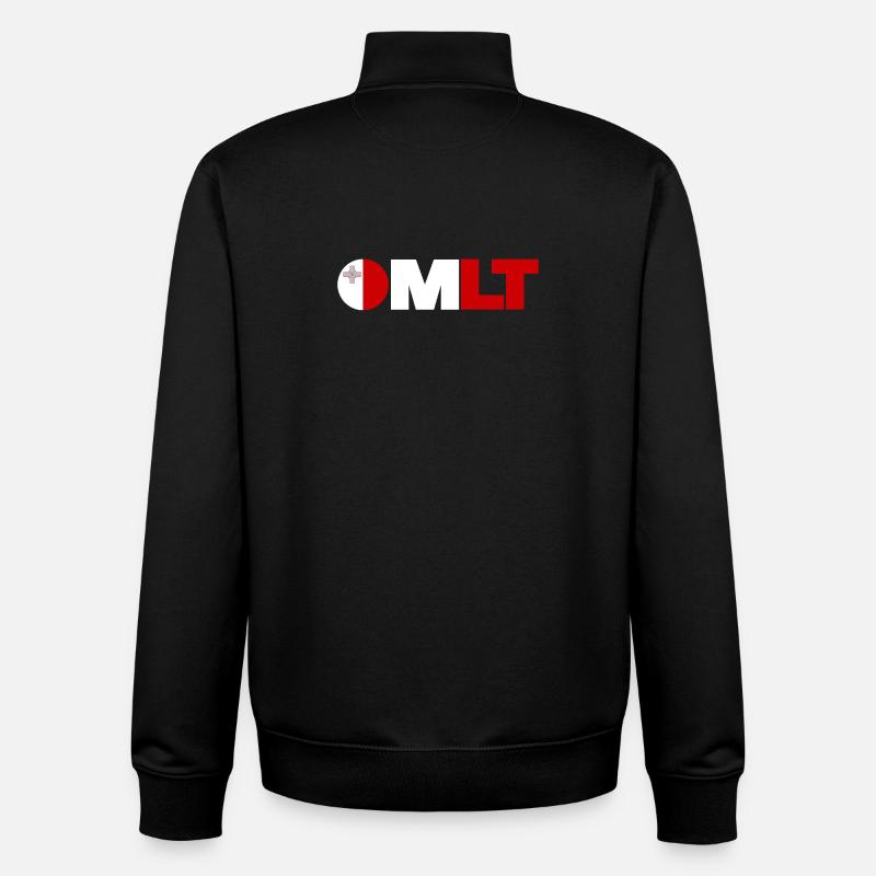 Malta - Unisex Organic Zip Sweatshirt von Stanley/Stella - Schwarz
