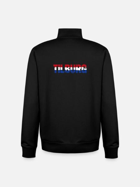 Tilburg, Netherlands - Unisex Organic Zip Sweatshirt by Stanley/Stella - black