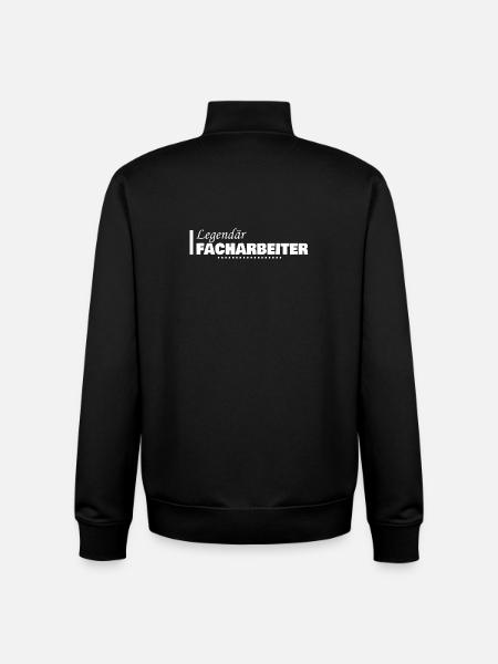 Facharbeiter als Job - Unisex Organic Zip Sweatshirt von Stanley/Stella - Schwarz