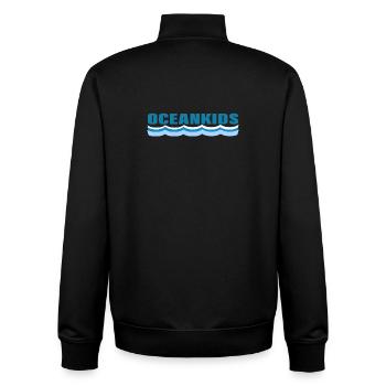 OCEANKIDS - Sweat zippé unisexe en coton bio Stanley/Stella - noir - Dos - AI Model Male 185 light (185cm)