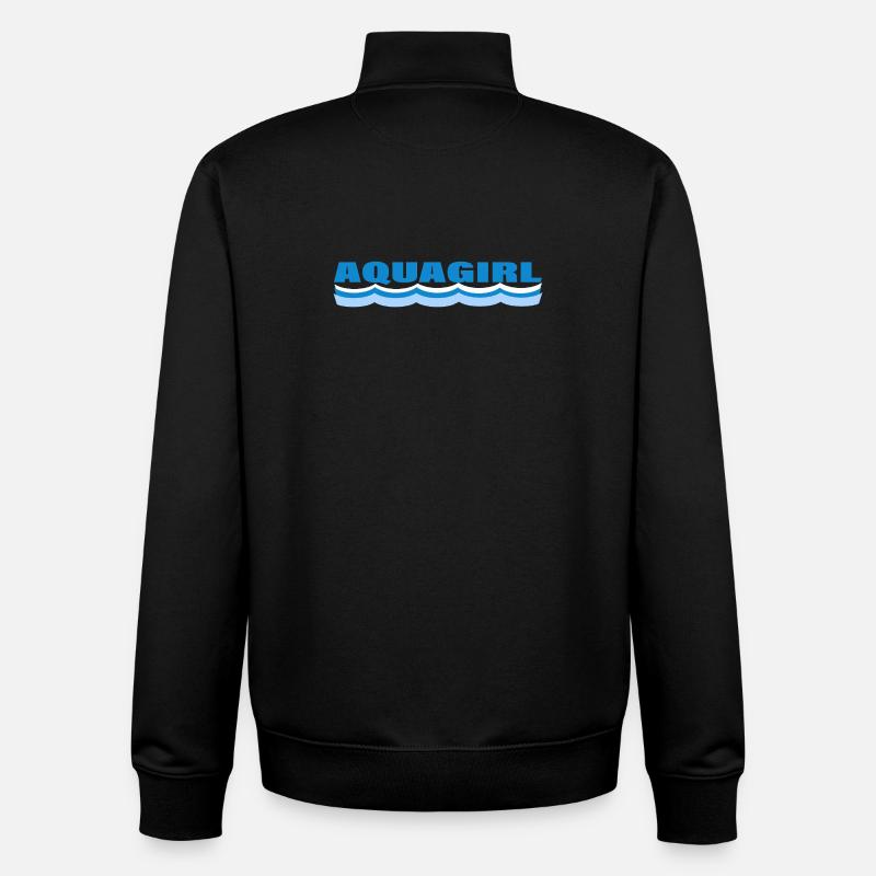 AQUAGIRL - Unisex Organic Zip Sweatshirt von Stanley/Stella - Schwarz