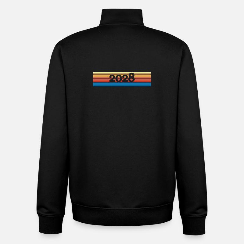 2028 - Unisex Organic Zip Sweatshirt von Stanley/Stella - Schwarz