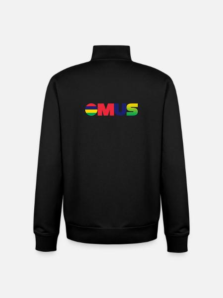 Mauritius - Unisex Organic Zip Sweatshirt von Stanley/Stella - Schwarz