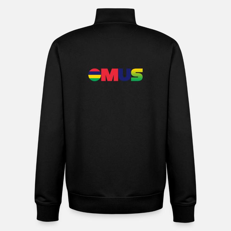 Mauritius - Unisex Organic Zip Sweatshirt by Stanley/Stella - black