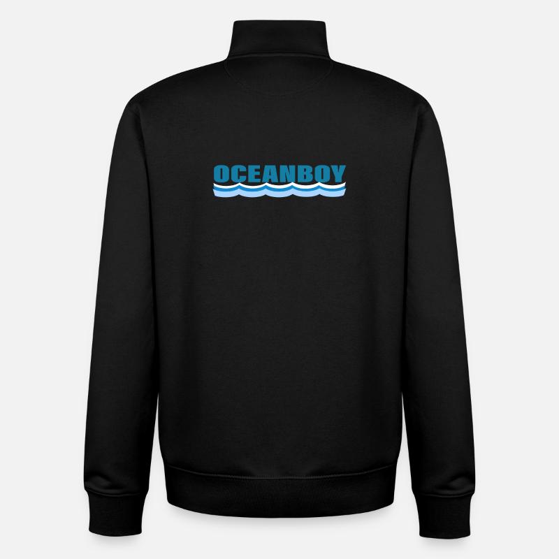 OCEANBOY - Unisex Organic Zip Sweatshirt von Stanley/Stella - Schwarz