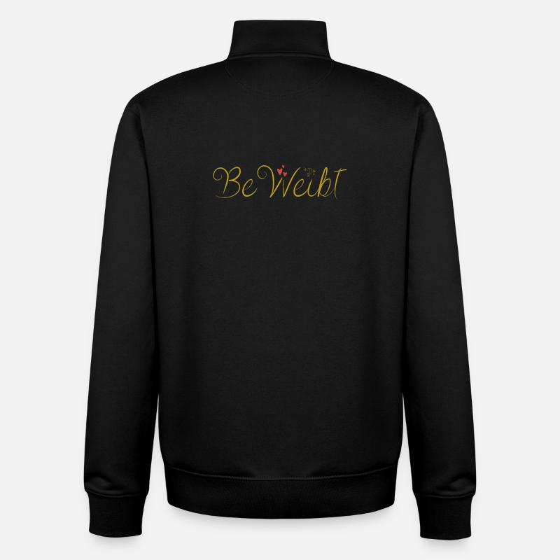 BeWeibt - Unisex Organic Zip Sweatshirt von Stanley/Stella - Schwarz