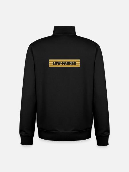 Berufung Lkw-Fahrer - Unisex Organic Zip Sweatshirt von Stanley/Stella - Schwarz