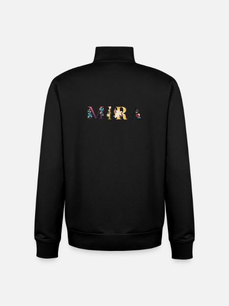 Mira - Unisex Organic Zip Sweatshirt by Stanley/Stella - black
