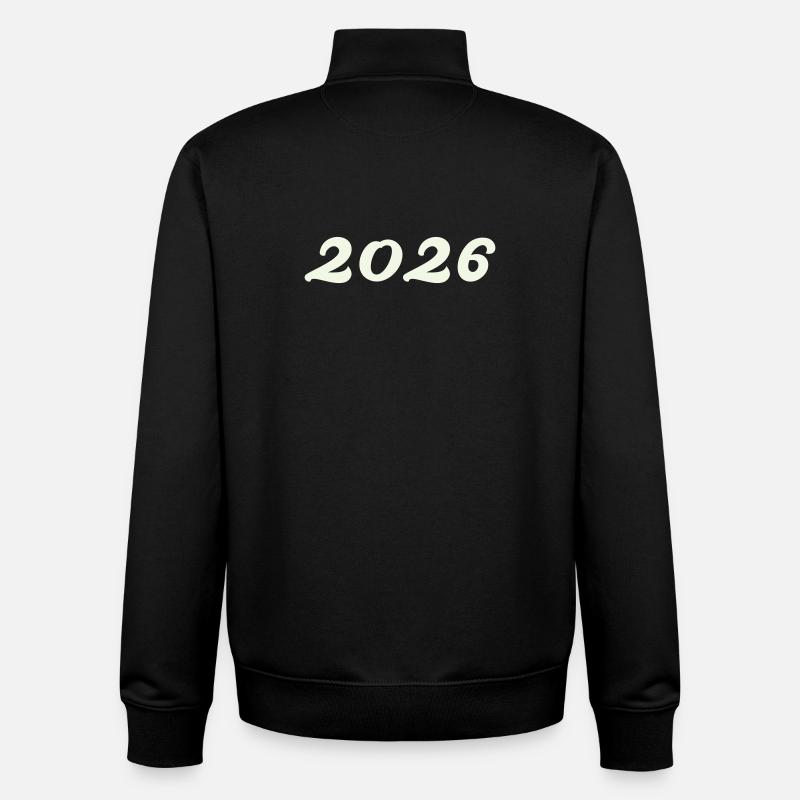 2026 - Sweat zippé unisexe en coton bio Stanley/Stella - noir