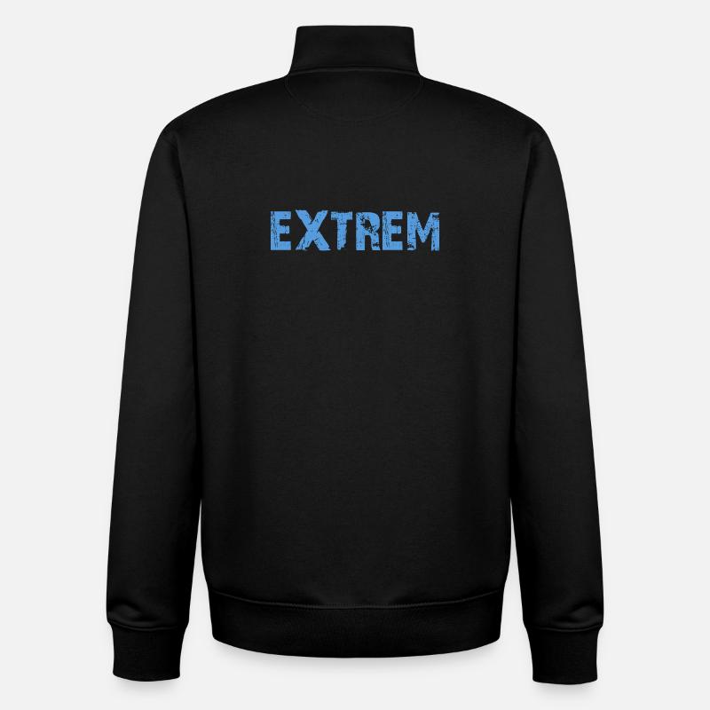 EXTREM - Unisex Organic Zip Sweatshirt von Stanley/Stella - Schwarz