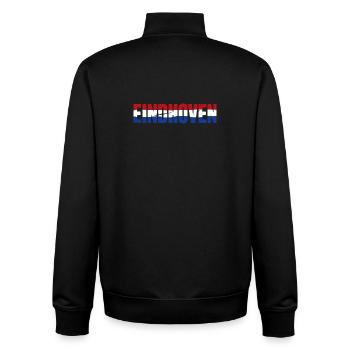 Eindhoven Flagge Niederlande Vintage - Unisex Organic Zip Sweatshirt von Stanley/Stella - Schwarz - Hinten - AI Model Male 185 light (185cm)