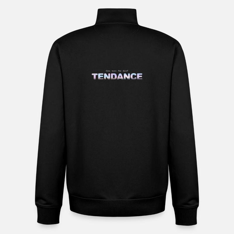 TENDENCY - Unisex Organic Zip Sweatshirt by Stanley/Stella - black