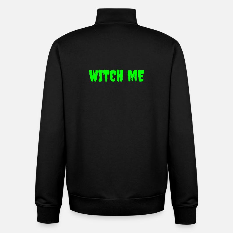 Magical Witchcraft Themed T-Shirt Design - Unisex Organic Zip Sweatshirt by Stanley/Stella - black