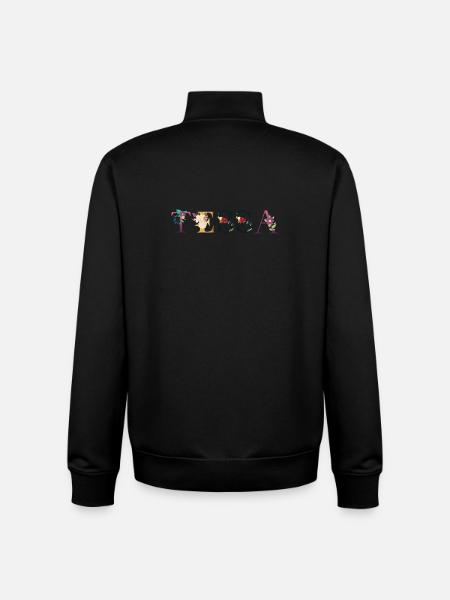 Tessa - Sweat zippé unisexe en coton bio Stanley/Stella - noir