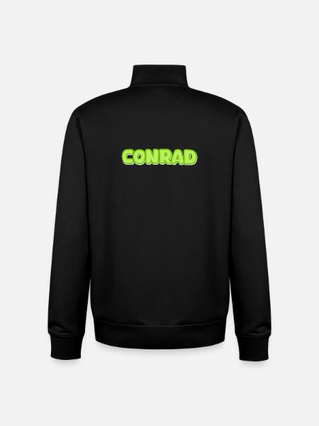 Conrad as Conrad - Unisex Organic Zip Sweatshirt by Stanley/Stella - black