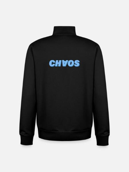 Chaos - Unisex Organic Zip Sweatshirt by Stanley/Stella - black