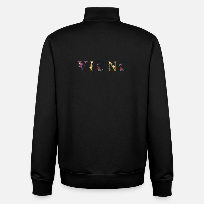 Wien - Unisex Organic Zip Sweatshirt von Stanley/Stella - Schwarz