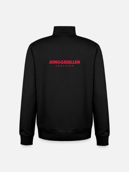 Junggesellen - Unisex Organic Zip Sweatshirt von Stanley/Stella - Schwarz