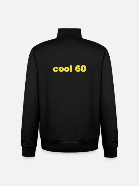 Jahre alt, cool 60 - Unisex Organic Zip Sweatshirt von Stanley/Stella - Schwarz