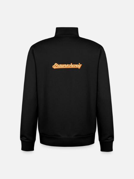 Braunschweig - Unisex Organic Zip Sweatshirt von Stanley/Stella - Schwarz