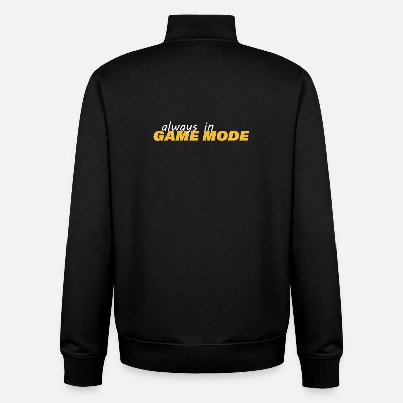 TOUJOURS EN MODE JEU - Sweat zippé unisexe en coton bio Stanley/Stella - noir