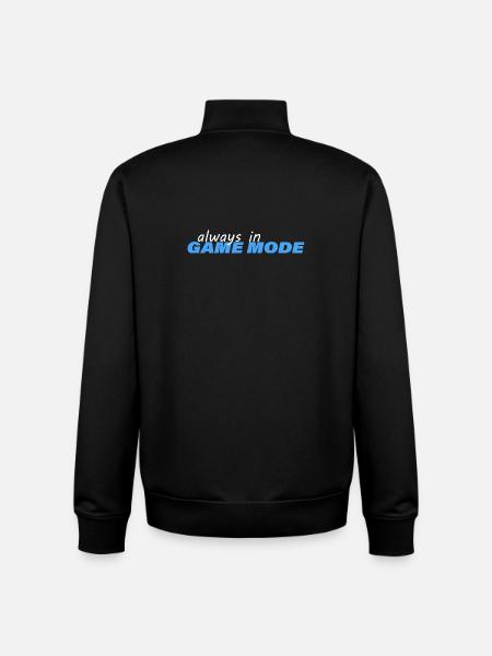ALWAYS IN GAME MODE - Unisex Organic Zip Sweatshirt von Stanley/Stella - Schwarz