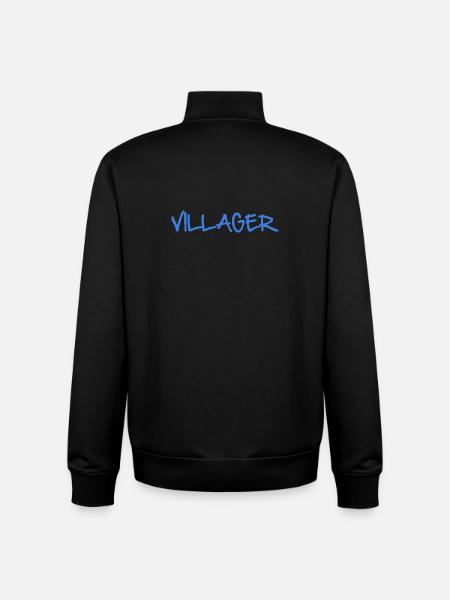 VILLAGER - Unisex Organic Zip Sweatshirt by Stanley/Stella - black