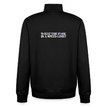 Auto - Unisex Organic Zip Sweatshirt von Stanley/Stella - Schwarz - Hinten - AI Model Male 185 light (185cm)