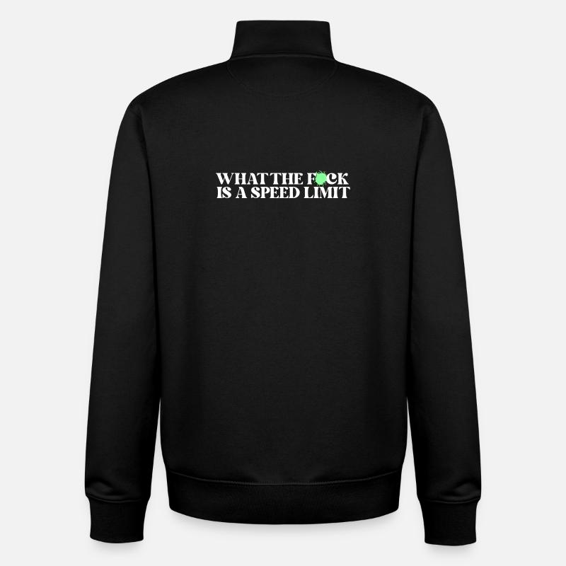 Voiture - Sweat zippé unisexe en coton bio Stanley/Stella - noir