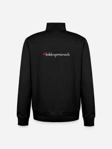 #lieblingsmensch - Unisex Organic Zip Sweatshirt von Stanley/Stella - Schwarz