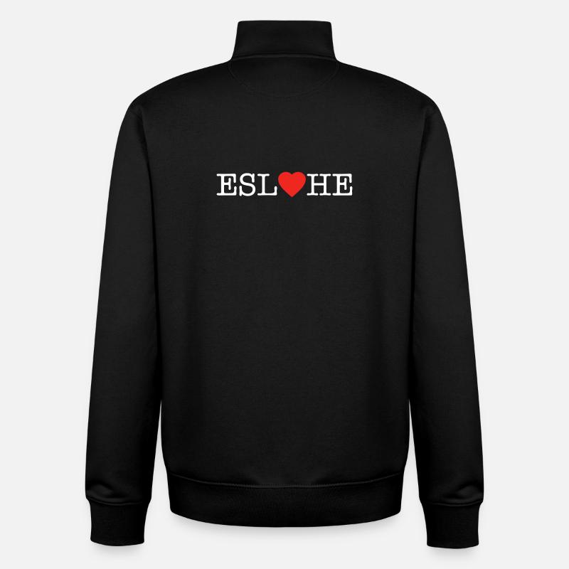 Eslohe - Unisex Organic Zip Sweatshirt von Stanley/Stella - Schwarz