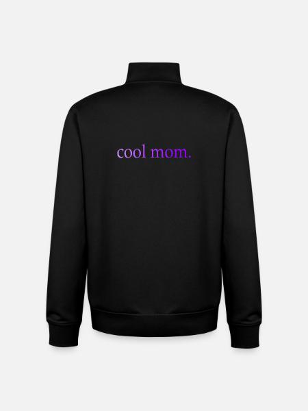 Maman Cool Maman disant - Sweat zippé unisexe en coton bio Stanley/Stella - noir