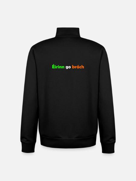 Eirin go brach - Unisex Organic Zip Sweatshirt von Stanley/Stella - Schwarz