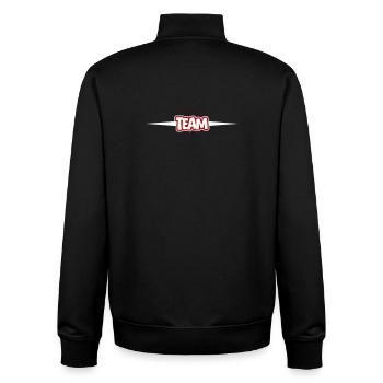 Équipe - Sweat zippé unisexe en coton bio Stanley/Stella - noir - Dos - AI Model Male 185 light (185cm)
