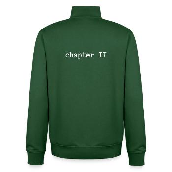 chapter 11 Geburtstag - Unisex Organic Zip Sweatshirt von Stanley/Stella - Flaschengrün - Hinten - AI Model Male 185 dark (185cm)