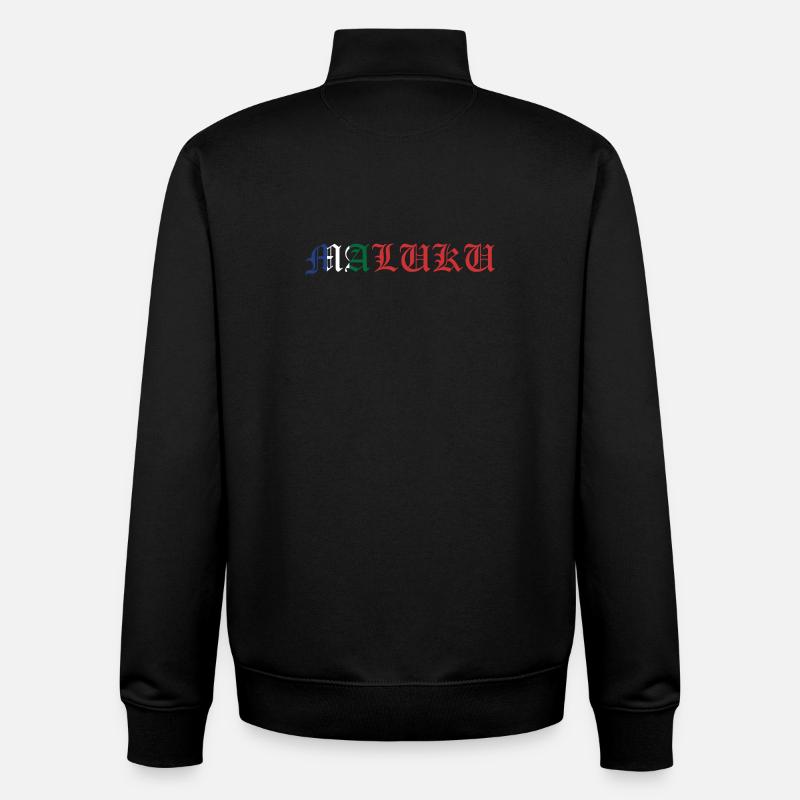 Maluku RMS - Unisex Organic Zip Sweatshirt by Stanley/Stella - black