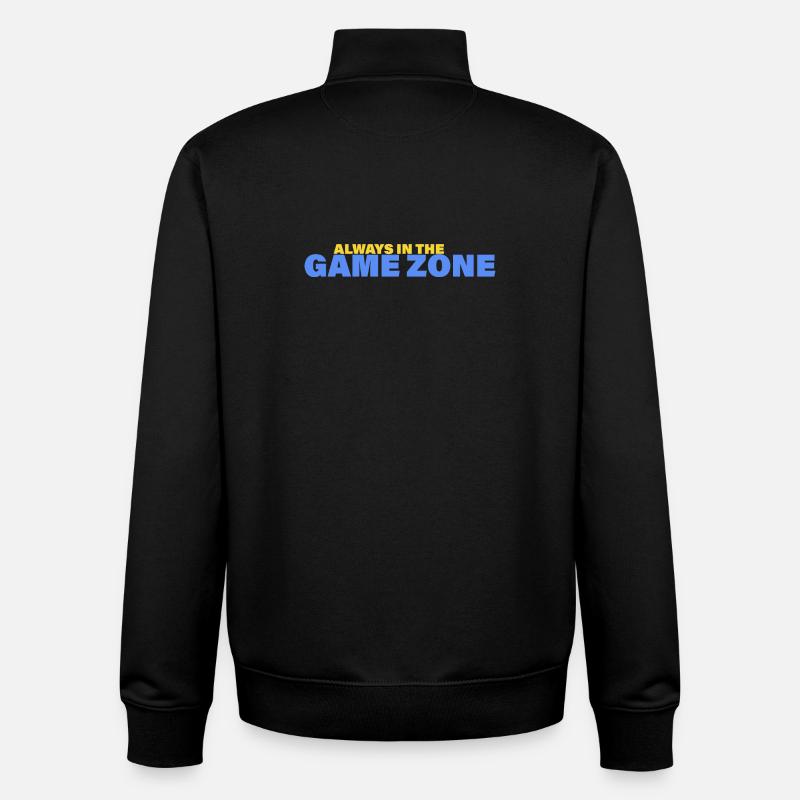 GAME ZONE - Unisex Organic Zip Sweatshirt von Stanley/Stella - Schwarz