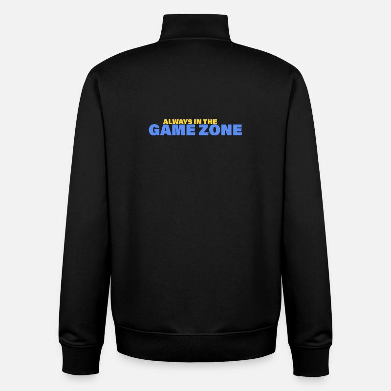 GAME ZONE - Unisex Organic Zip Sweatshirt von Stanley/Stella - Schwarz