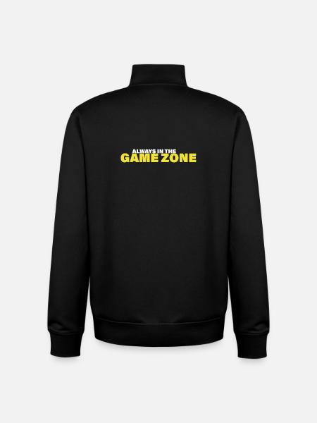 GAME ZONE - Unisex Organic Zip Sweatshirt by Stanley/Stella - black