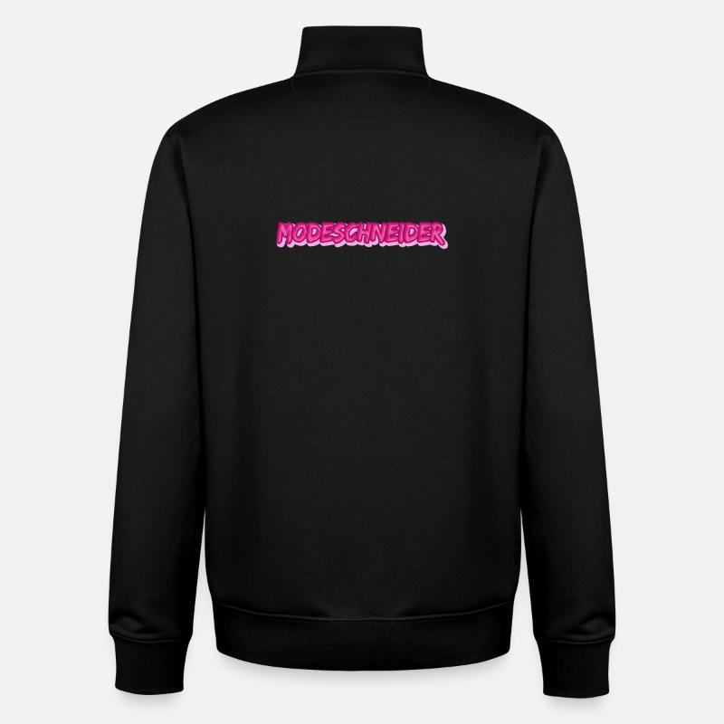 Emploi Tailleur de mode - Sweat zippé unisexe en coton bio Stanley/Stella - noir
