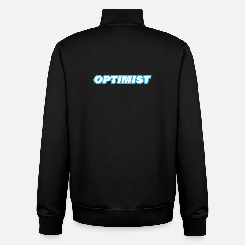 OPTIMIST - Unisex Organic Zip Sweatshirt von Stanley/Stella - Schwarz