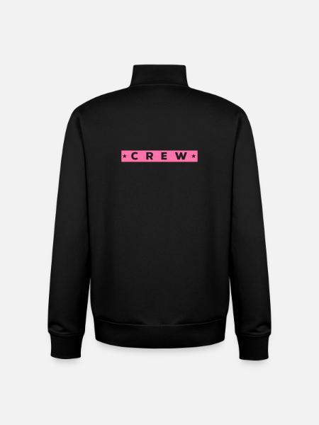 crew - Unisex Organic Zip Sweatshirt von Stanley/Stella - Schwarz