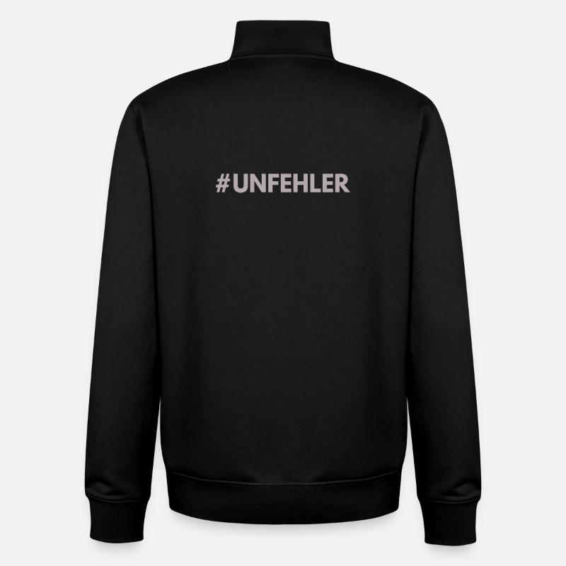 #Unfehler - Sweat zippé unisexe en coton bio Stanley/Stella - noir