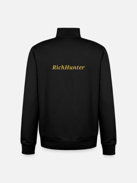 RichHunter 29 20220715140412 - Unisex Organic Zip Sweatshirt von Stanley/Stella - Schwarz