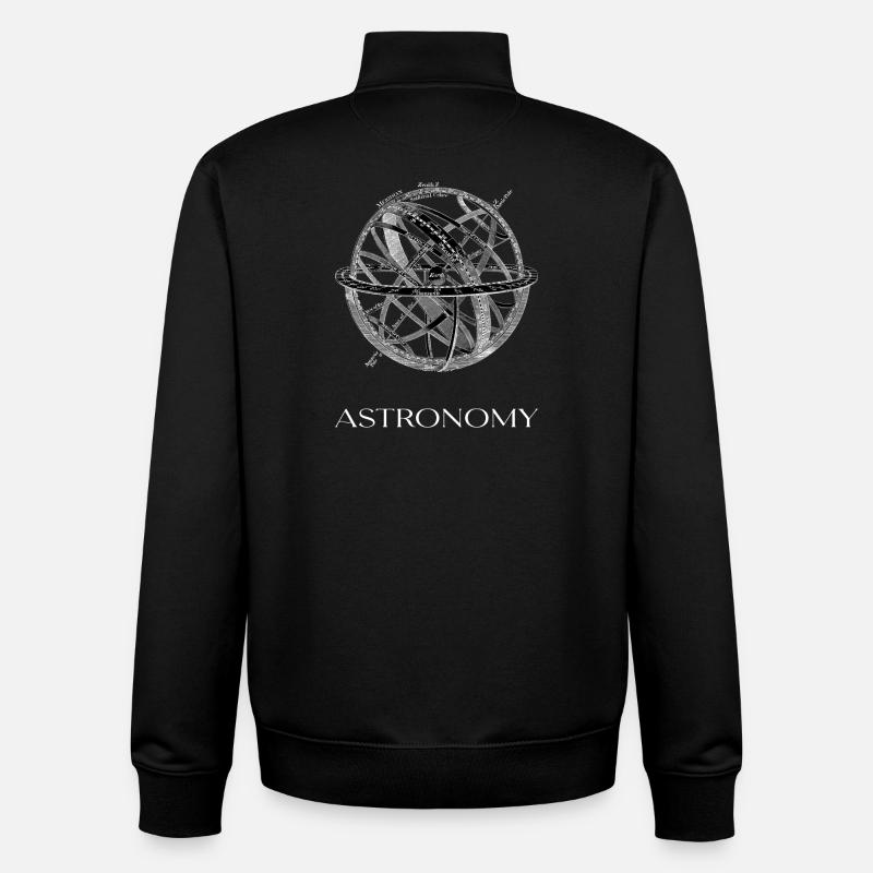 Astronomie - Unisex Organic Zip Sweatshirt von Stanley/Stella - Schwarz
