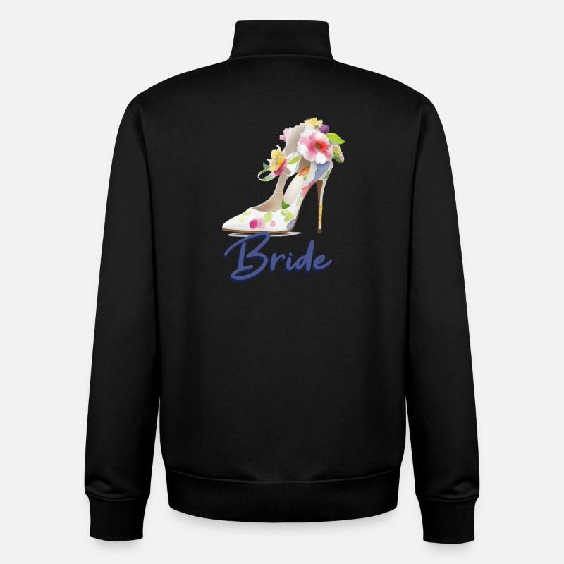 Construit - Sweat zippé unisexe en coton bio Stanley/Stella - noir