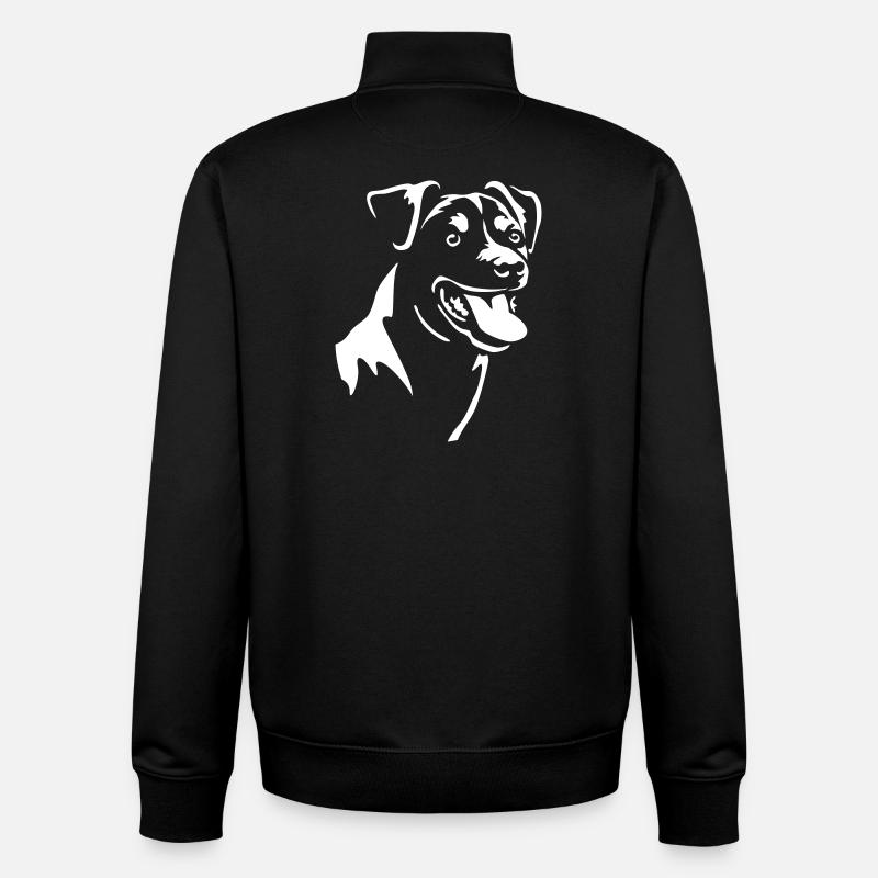 Bodeguero Andaluz Kopf "Black Edition" - Unisex Organic Zip Sweatshirt von Stanley/Stella - Schwarz