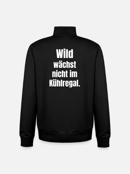 Wildes Statement: Nicht im Kühlregal - Unisex Organic Zip Sweatshirt von Stanley/Stella - Schwarz