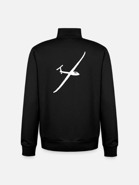 Voile à voile Plané - Sweat zippé unisexe en coton bio Stanley/Stella - noir