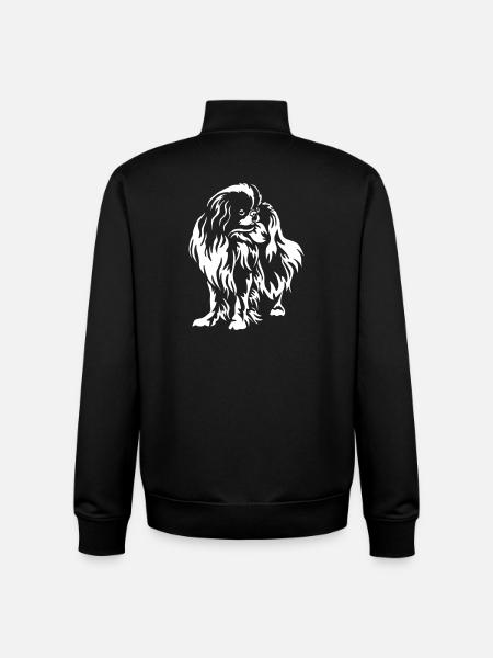 Japan Chin "Black Edition" - Unisex Organic Zip Sweatshirt by Stanley/Stella - black